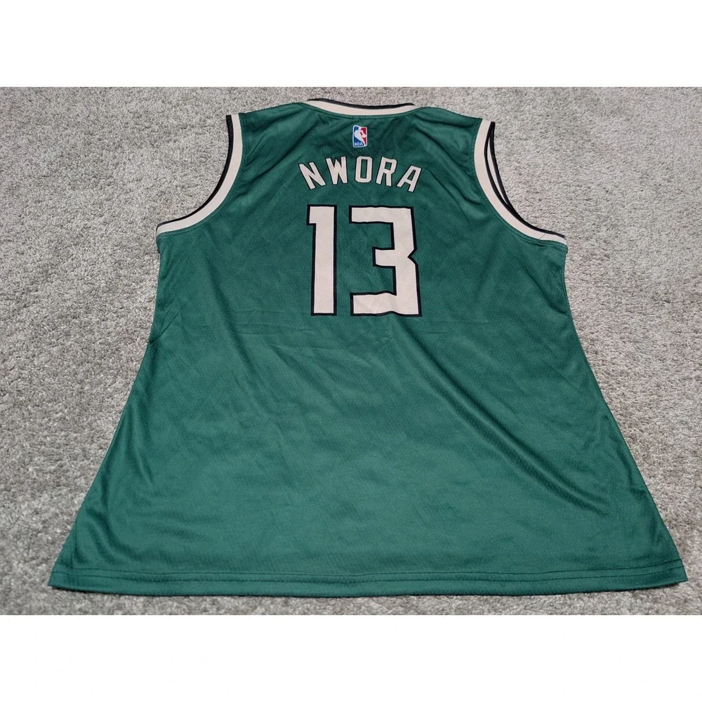 Nike Jersey Kids XXL Green Jordan Nwora‎ 13 Milwaukee Bucks AeroSwift Basketball